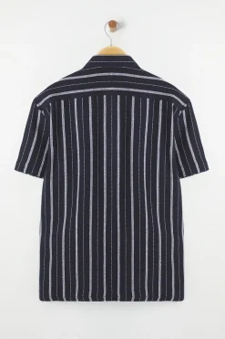 Camisa oversize de manga corta