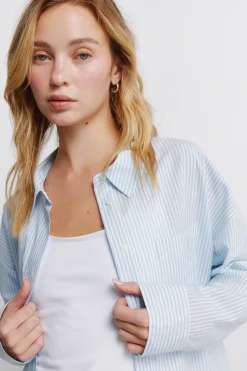 Camisa oversize rayas