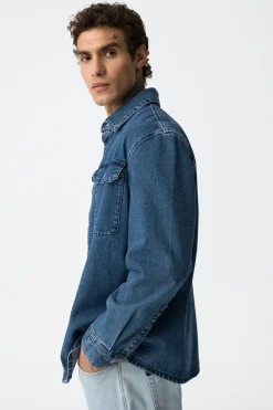Camisa Oversized de Denim