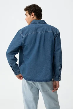Camisa Oversized de Denim