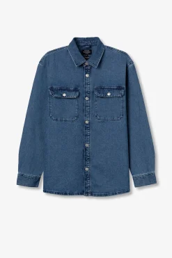 Camisa Oversized de Denim