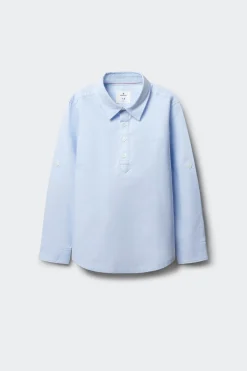 Camisa oxford polera ni&ntilde;o