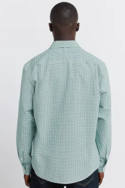 Camisa oxford vichy wrinkle free