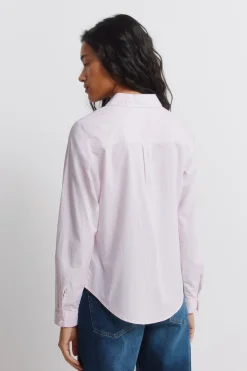 Camisa plisada manga larga