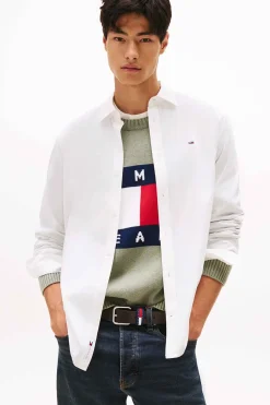 Camisa regular de popel&iacute;n