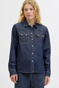 Camisa regular fit denim