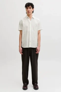 Camisa regular fit lino