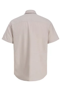 Camisa regular fit lino