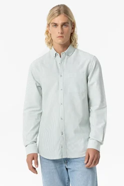 Camisa Regular Fit Oxford Rayas