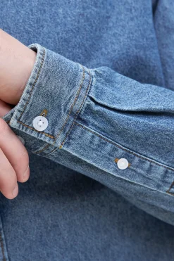 Camisa relaxed fit algod&oacute;n