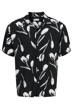 Camisa relaxed fit manga corta