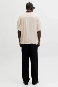 Camisa relaxed fit viscosa