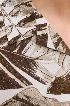 Camisa relaxed fit viscosa