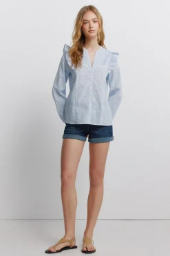 Camisa romantica volantes