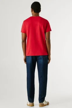 Camiseta b&aacute;sica manga corta logo