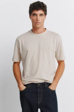 Camiseta b&aacute;sica microraya