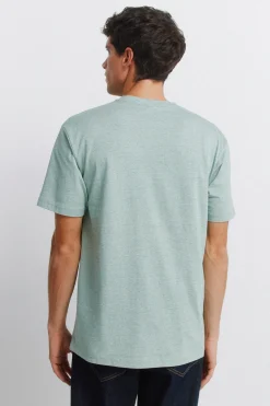 Camiseta b&aacute;sica microraya