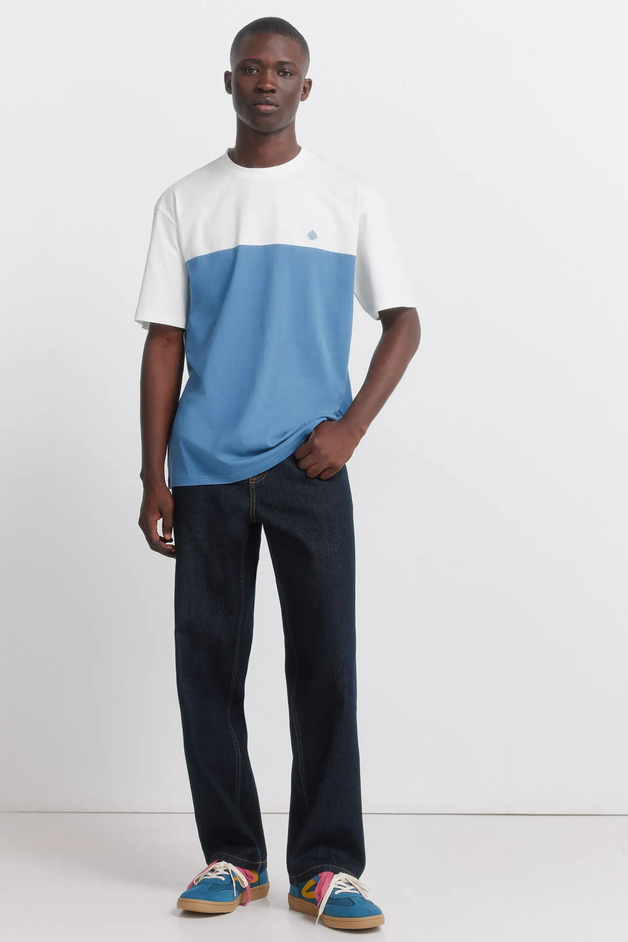 Camiseta bloque color