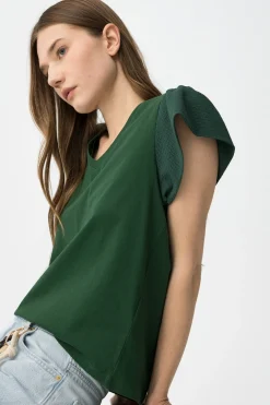 Camiseta casual manga corta