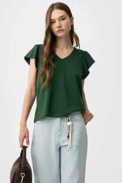 Camiseta casual manga corta