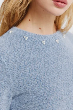 Camiseta chenilla cuello fantas&iacute;a