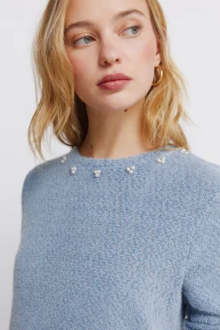 Camiseta chenilla cuello fantas&iacute;a