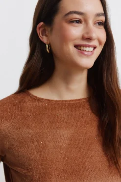 Camiseta chenilla tachas