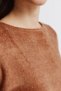 Camiseta chenilla tachas