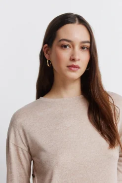 Camiseta combinada botones lateral