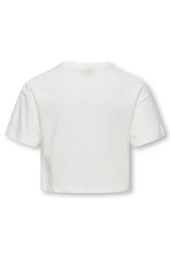 Camiseta cropped estampado frontal