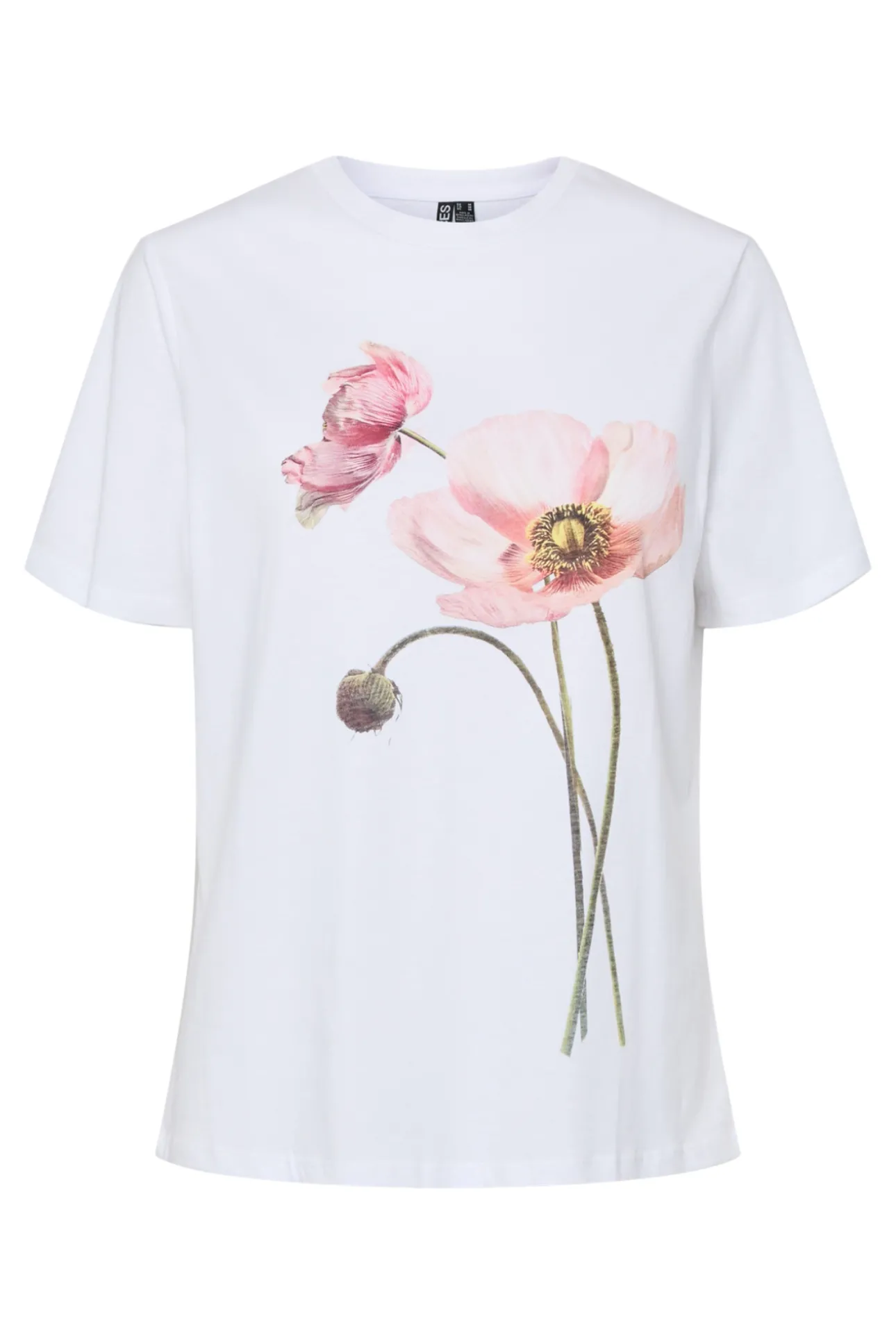 Camiseta de manga corta con print frontal