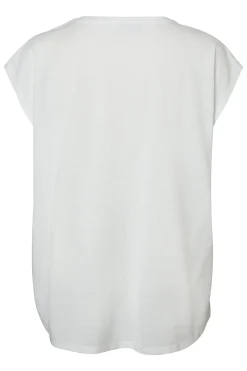 Camiseta de manga corta con cuello redondo