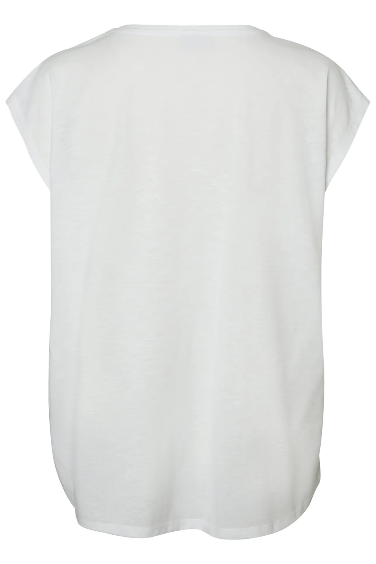 Camiseta de manga corta con cuello redondo