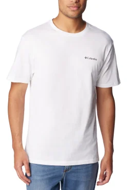 Camiseta de manga corta de algod&oacute;n org&aacute;nico Basic Logo&trade; de Columbia para hombre
