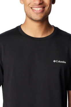 Camiseta de manga corta de algod&oacute;n org&aacute;nico Basic Logo&trade; de Columbia para hombre