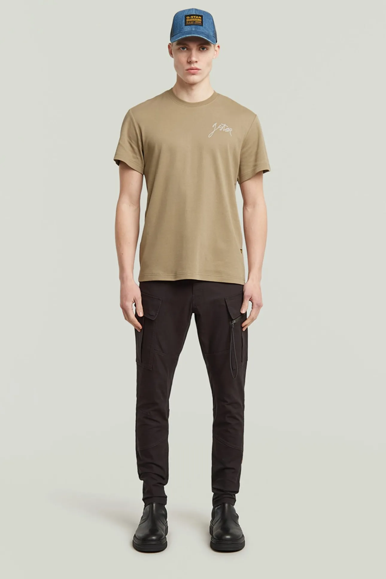 Camiseta de manga corta y corte recto