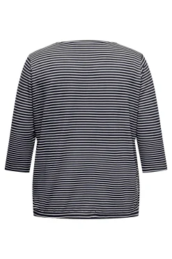 Camiseta de rayas talla grande