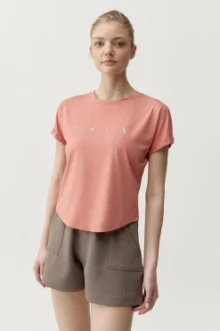 Camiseta deportiva Azami coral