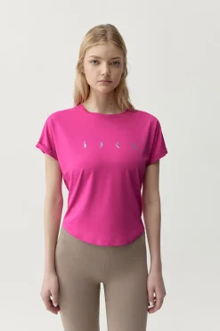 Camiseta deportiva Azami rosa fucsia