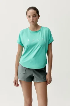Camiseta deportiva Azami verde turquesa