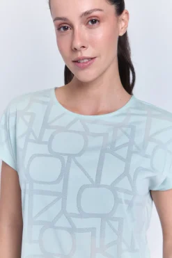 Camiseta deportiva mesh manca corta