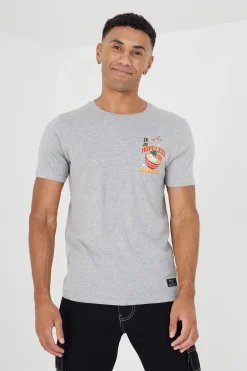 Camiseta estampada en espalda