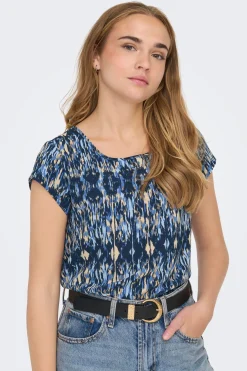 Camiseta estampada manga corta