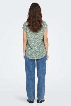 Camiseta estampada manga corta