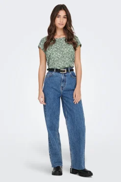 Camiseta estampada manga corta