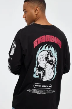 Camiseta Estampado Calavera