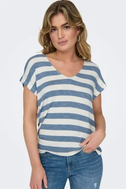 Camiseta ligera de rayas