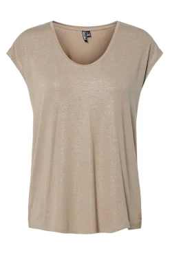 Camiseta lurex escote