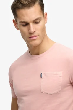 Camiseta manga corta b&aacute;sica con bolsillo