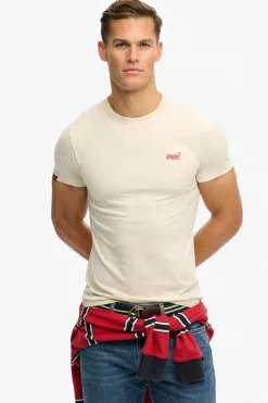 Camiseta manga corta b&aacute;sica con logotipo peque&ntilde;o